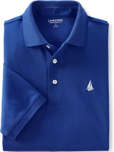 Miniatura 4 de Lands' End Polo Supima de manga corta para hombre