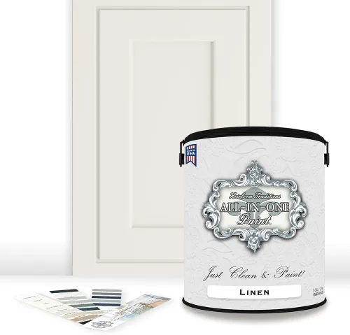 Miniatura 33 de Pintura TODO EN UNO, Abbey (gris cálido), Muestra de 8oz - Pintura duradera para gabinetes y muebles. Imprimación y capa superior incorporadas,