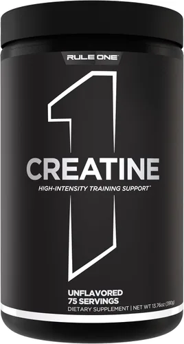 Miniatura 9 de Rule 1 Proteins Polvo de creatina: monohidrato de creatina micronizada pura para ejercicio de alta intensidad y apoyo de masa corporal magra