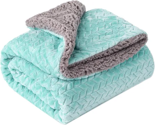 Miniatura 9 de Manta mullida o manta mullida para bebé niña o niño, suave y cálida y acogedora manta de vellón coral para bebé, bebé o recién nacido, manta