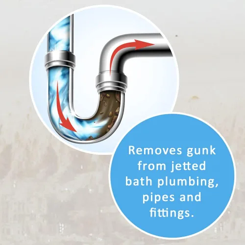 Miniatura 3 de Puri Tech Limpiar el limpiador de baño de chorros elimina la suciedad de las paredes, desagüe tuberías en bañeras de chorro 4oz