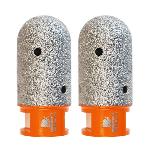 Miniatura 21 de Broca biseladora de diamante, brocas de diamante BRSCHNITT de 3.228 in con rosca 5/8-11 para agrandar, pulir y biselar los agujeros exsit