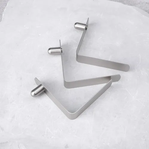 Miniatura 7 de 10 clips de resorte de acero inoxidable de 0.197 in de diámetro de botón, 0.354 in de alto, poste de tienda de campaña, kayak tubo de pala, pasador