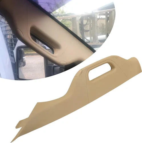Miniatura 11 de HECASA Una manija de agarre de pilar, moldura interior derecha del lado del pasajero compatible con Ford F-250 F-350 F-450 F-550 Super Duty Negro