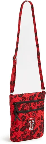 Miniatura 2 de Vera Bradley Cotton Collegiate Triple Zip Hipster Crossbody Purse (Multiple Teams Available)