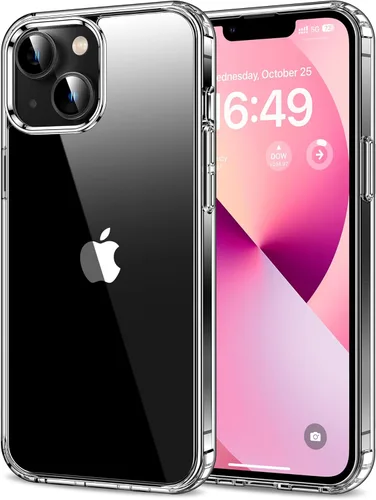 Miniatura 34 de HOOMIL Funda para iPhone 7 Plus/iPhone 8 Plus de 5.5 pulgadas, no amarillea, protección contra caídas, cubierta trasera dura transparente