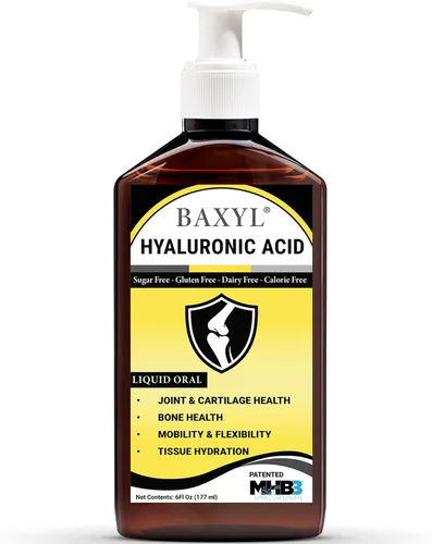 Miniatura 4 de BAXYL® - Suplemento líquido de ácido hialurónico para aliviar las articulaciones (vegano, sin gluten, sin OMG, patentado MHB3 oral) 6 onzas