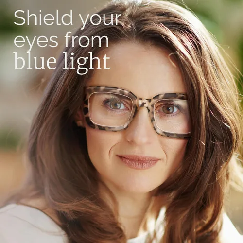 Miniatura 7 de miyya Gafas de lectura elegantes para mujeres, Gafas de lectura, Lectores de luz azul de gran tamaño, Gafas de moda, Paquete de 4