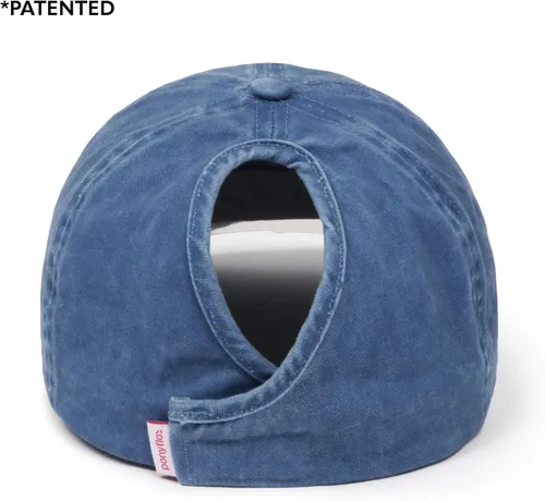 Miniatura 3 de Ponyflo Sombrero de cola de caballo de algodón, gorras de cola de caballo para mujer, diseñadas para todo tipo de cabello