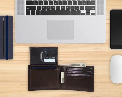 Miniatura 6 de Haggar Billetera de cuero para hombre
