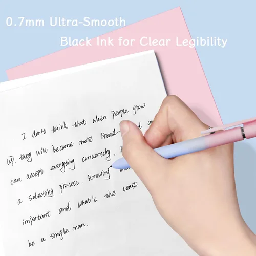 Miniatura 4 de YOXMJDB Bolígrafos de gel, 10 piezas de bolígrafos de escritura suave de punta media, bolígrafos lindos para mujeres, serie de alta gama bolígrafos