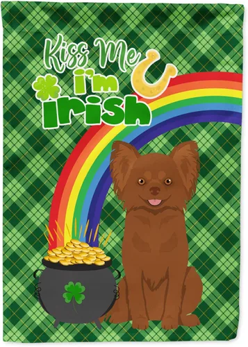 Miniatura 81 de Caroline's Treasures WDK4731GF - Bandera decorativa para jardín del día de San Patricio, color negro y tostado, Airedale Terrier, para jardín
