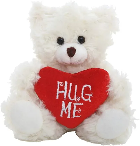 Miniatura 15 de Plushland Oso de Peluche Mocha Corazón - Sé Mío - Oso de Peluche para Niños y Adultos - Almohada de Corazón Bordado - Marrón - 6 pulgadas