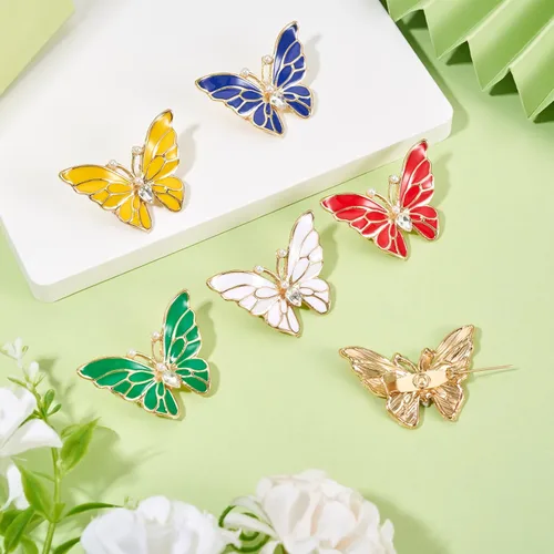 Miniatura 190 de Pandahall - Broches esmaltados de aleación con varios temas, broche de solapa, juego de pines esmaltados