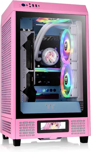 Miniatura 16 de Thermaltake Torre 600 Rosa Burbuja, torre media; 2x140mm ventiladores CT incluidos; soporte para radiador de 420mm; espacio para GPU de 400mm