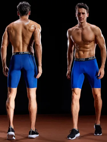 Miniatura 20 de NELEUS Paquete de 3 pantalones cortos de compresión para hombre