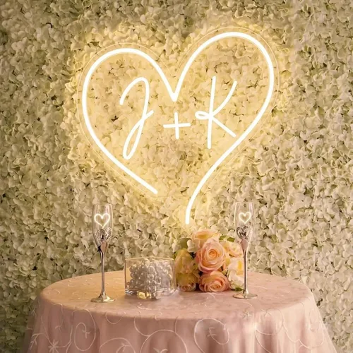Miniatura 7 de Letrero de neón personalizado, letrero de neón con nombre personalizado para decoración de pared, luz de neón LED personalizable para dormitorio