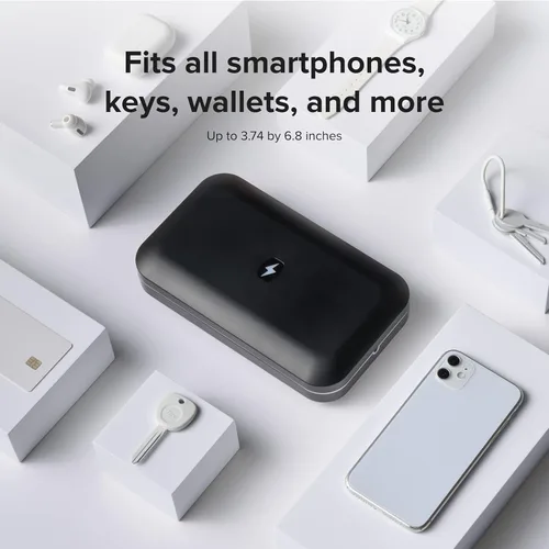 Miniatura 5 de PhoneSoap 3 Desinfectante de teléfono celular UV y doble caja de carga universal para teléfono celular Desinfectante de luz UV-C de 360 grados
