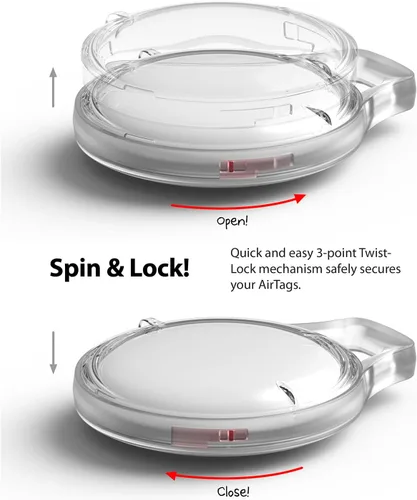 Miniatura 4 de Ringke Slim Compatible con AirTag - Transparente