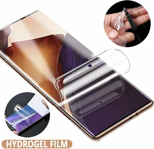 Miniatura 5 de Paquete de 3 películas de hidrogel con herramienta de fácil instalación para Samsung Galaxy S20 Ultra Transparente Suave TPU Protector de Pantalla