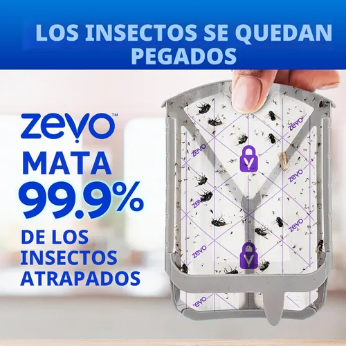 Miniatura 5 de Zevo Cartuchos de Recarga Oficiales para Trampa de Insectos Voladores - Compatible con la Trampa Zevo y la Trampa para Moscas de Interior MAX