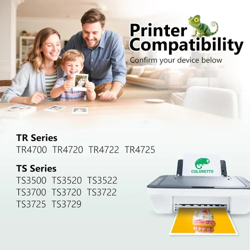 Miniatura 2 de COLORETTO Cl-276XL para cartucho de tinta de color Canon 276 XL, 276 cartuchos de tinta de repuesto para TS3720 TS3722 TR4720 TR4700 TS3522 TS3520