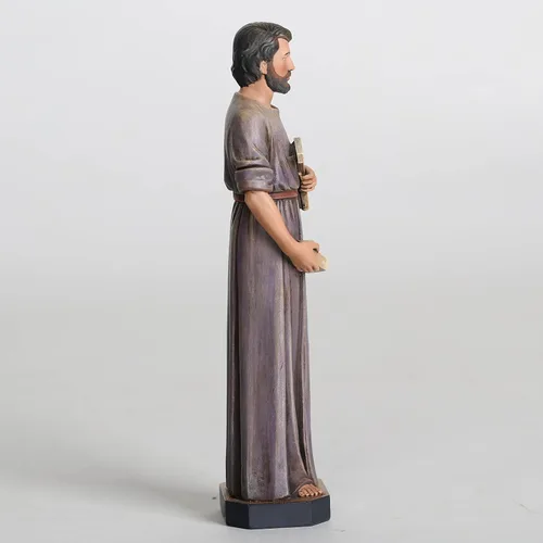 Miniatura 8 de BC - Estatua católica de San José del trabajador, figura de San José de 6 pulgadas de alto, guía y protección para familiares y viajeros, regalos