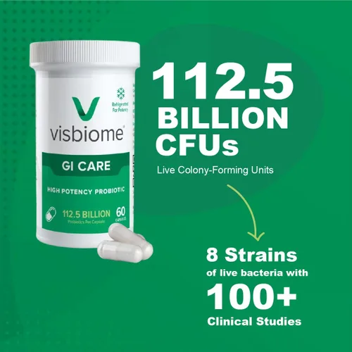 Miniatura 3 de Visbiome® Cápsulas probióticas de alta potencia 112.5 mil millones de CFU – Síndrome del intestino irritable (IBS) alimento médico, enviado frío