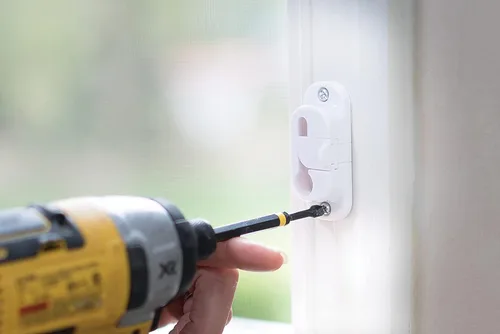 Miniatura 9 de Dreambaby Breezz-Safe - Bloqueo de restrictor de ventana deslizante sin llave para niños - Tope de seguridad para bebés - Blanco