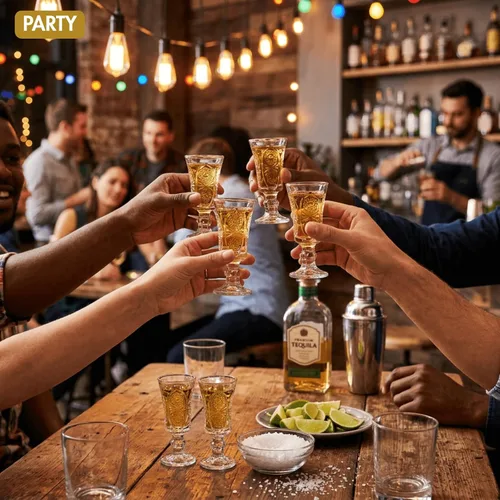 Miniatura 5 de Youeon Juego de 12 vasos de chupito de 1.5 onzas, vasos de chupito de vidrio grabado con base pesada, vasos pequeños para tequila, whisky, vodka