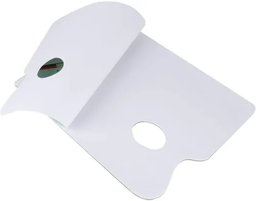 Miniatura 6 de 35 hojas de papel de paleta, paleta de mezcla de pintura A4, paleta de papel, almohadilla de pintura acrílica, suministros de mezcla para acuarela