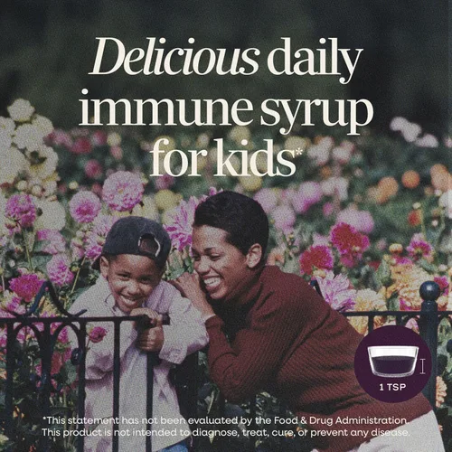 Miniatura 2 de Nature's Way Sambucus - Jarabe inmunológico de saúco para niños con equinácea y propóleos, apoyo inmunológico*, sabor a bayas, 4 onzas líquidas