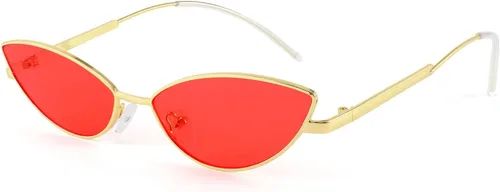 Miniatura 31 de FEISEDY Gafas de sol de diseñador de moda Retro pequeños pétalos forma arco templo diseño B2298