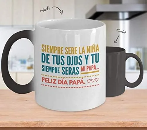 Regalo para Papa Taza de Cafe Padre Vaso, taza café divertidas, tazas personalizadas, taza de café inspiradoras, taza con mensajes positivos.