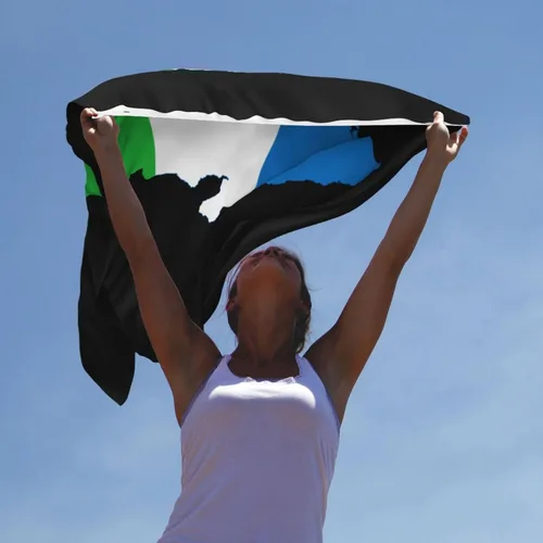 Miniatura 8 de Sierra Leone Flag Map Premium 2x3FT Flag - Durable and Vibrant Design for Indoor/Outdoor Use