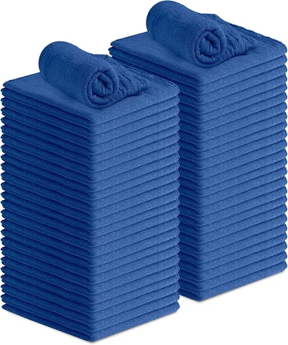 Miniatura 9 de Avalon Towels Cotton Shop Trapos – Paquete de 100 trapos de limpieza de 12 x 14 pulgadas – Toallas absorbentes y toallas de limpieza multiusos