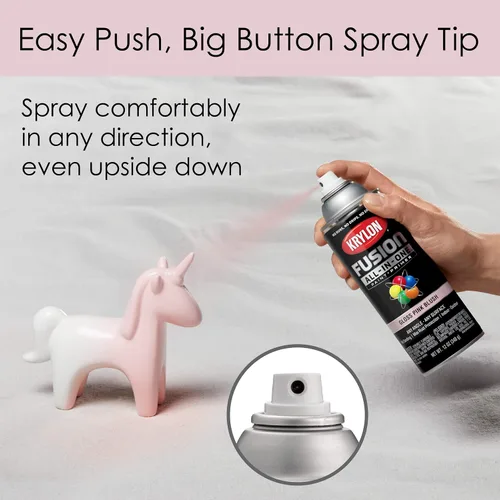 Miniatura 293 de Krylon Fusion - Pintura en aerosol adhesiva todo en uno para uso en interiores y exteriores, 12 onzas, aluminio