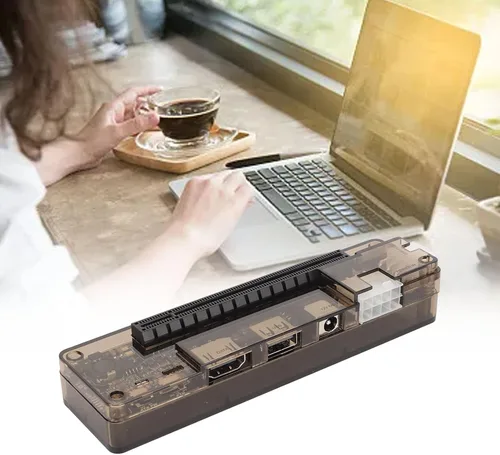 Miniatura 6 de GDC PCIe portátil externo independiente tarjeta de vídeo Dock soporte 6Pin externa discreta tarjeta gráfica base