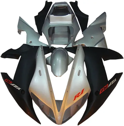 Miniatura 16 de Nardo gris carenado apto para Yamaha 2002 2003 YZF R1 inyección ABS plásticos carrocería kit cuerpo cuerpo cuerpo trabajo YZF-R1 02 03 AGY