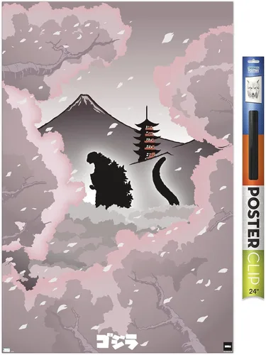 Miniatura 17 de Trends International Godzilla - Póster de pared tipo telón de fondo, 34 pulgadas de largo x 22.4 pulgadas, versión premium sin marco