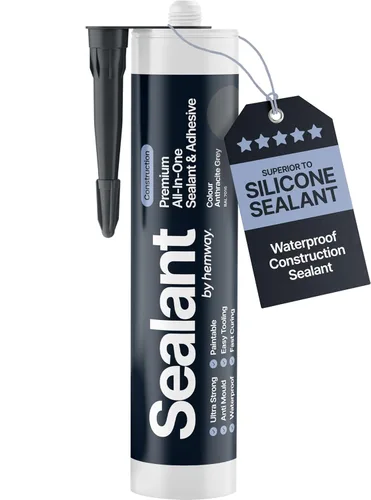 Miniatura 13 de Sellador Adhesivo de Polímero Híbrido Gris Claro para Cocina y Baño 13.1oz Todo en Uno Impermeable Resistente a la Intemperie Pintable