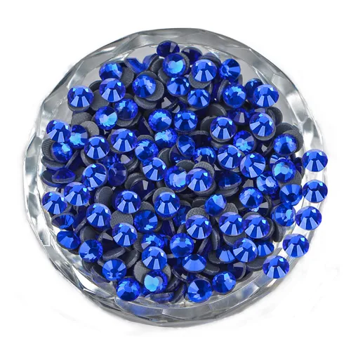 Miniatura 53 de LPBeads 10000 unidades de diamantes termoadhesivos SS6 amatista con parte trasera plana, gemas de diamantes de imitación de cristal redondas