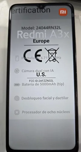 Miniatura 2 de Xiaomi Redmi A3X 4G 128GB + 4GB Versión ROM global (para Tmobile Tello & Global) Cámara dual desbloqueada de fábrica de 6.71 pulgadas 8MP