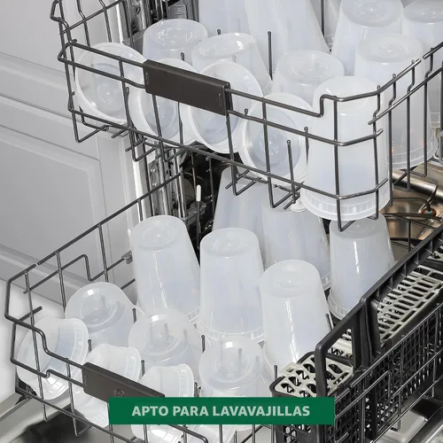Miniatura 6 de Freshware Contenedores de almacenamiento de alimentos [50 juegos] recipientes de plástico de 16 onzas con tapas, slime, sopa, recipientes