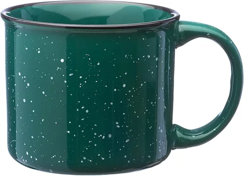 Miniatura 9 de Taza de Café Grande de Black Lantern - Bigfoot Rústico Moteado 15oz. Taza Verde Oscuro - Taza Apta para Microondas para Bebidas Calientes