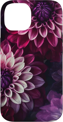 Miniatura 4 de iPhone 11 Dahlia Flower Floral Nature Garden Funda con diseño granate rosa y morado