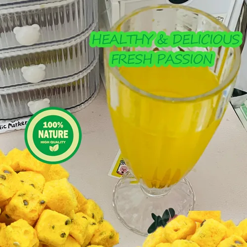Miniatura 6 de Polvo liofilizado de fruta de la pasión, 4 onzas, polvo de fruta de la pasión para pasteles, bebidas y alimentos para hornear