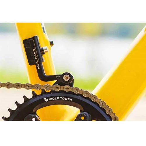 Miniatura 3 de Wolf Tooth LoneWolf Aero Chainguide - Soporte mediano de soldadura componentes del tren motriz de bicicleta