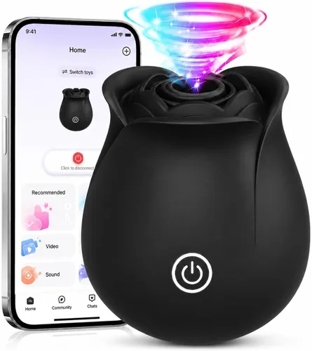 Vibrador de succión de juguete sexual de rosas, juguetes para adultos con 9 modos de succión y vibración, juguetes sexuales impermeables para