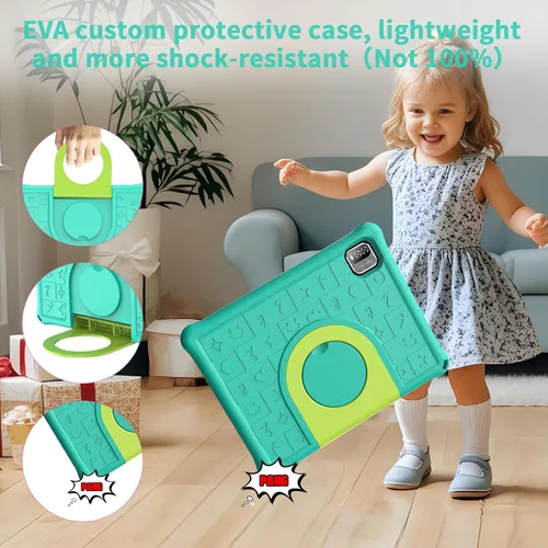 Miniatura 5 de PRITOM Tablet Android 15 para niños, tableta de 10 pulgadas para niños, 64 GB + 1 TB de almacenamiento expandible, WiFi 6, control parental